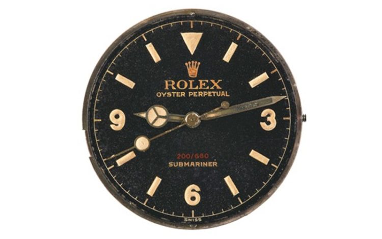 サブマリーナの文字盤：“200/660” 369インデックス