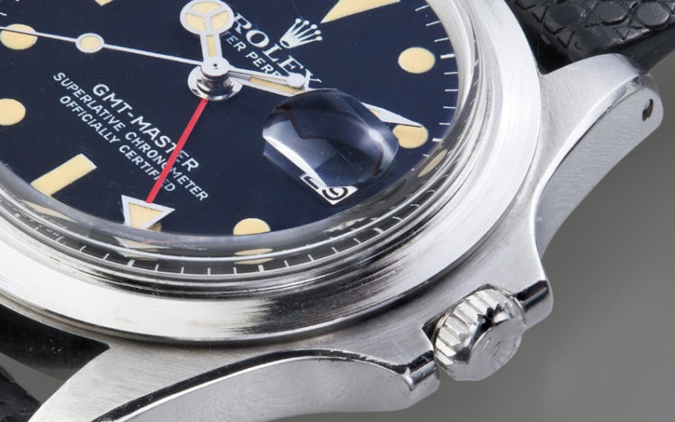 ロレックス　GMTマスター　ref.1675マーロン・ブランドのロレックス GMTマスター　ケースシェイプ