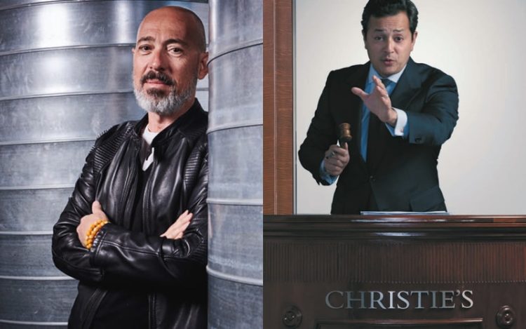 リュック・ペタヴィーノとクリスティーズj