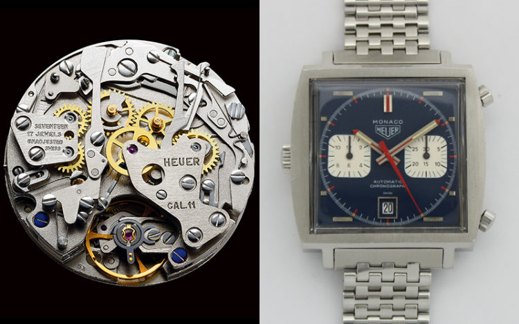 自動巻クロノグラフ cal.11(ホイヤー、ブライトリング )