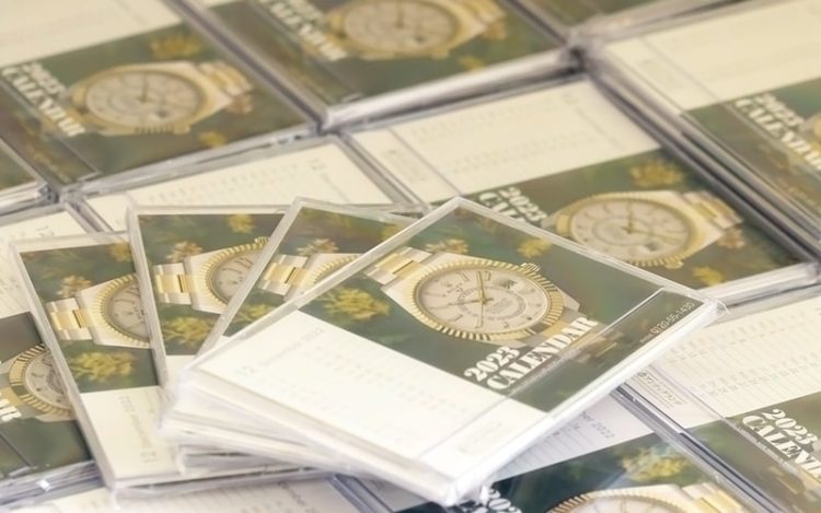 時計カレンダー