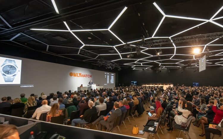 オンリーウォッチオークションの様子