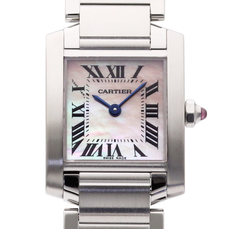 カルティエ タンクフランセーズ ピンクシェル